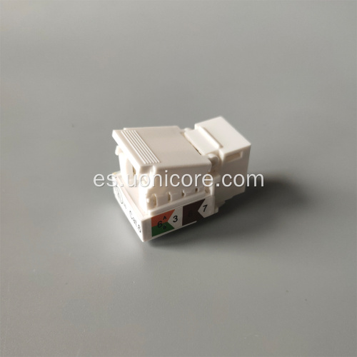 Conector trapezoidal CAT6 Diagrama A o B sin herramientas